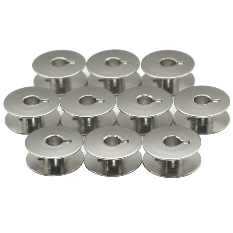 10-50pcs Sewing Machine Spool Accessories L Metal Bobbins (55623S) for Brother Bernina Janome Juki (SA159) (H12413002) Parts