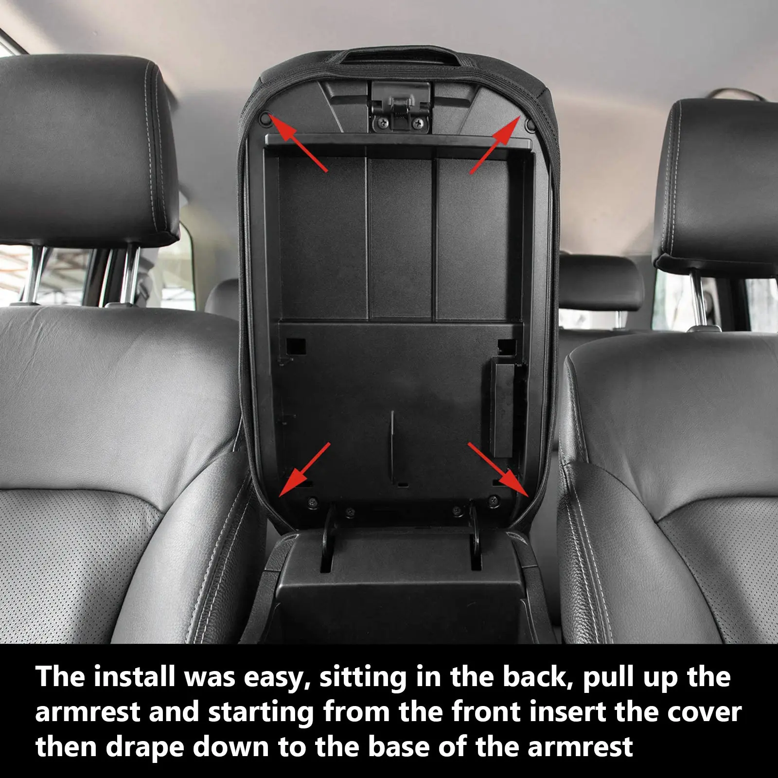 

Чехол для подлокотника автомобиля из неопрена, защитная накладка, индивидуальная подгонка, удобная опора для локтя, без инструментов, защитный чехол для автомобильного подлокотника