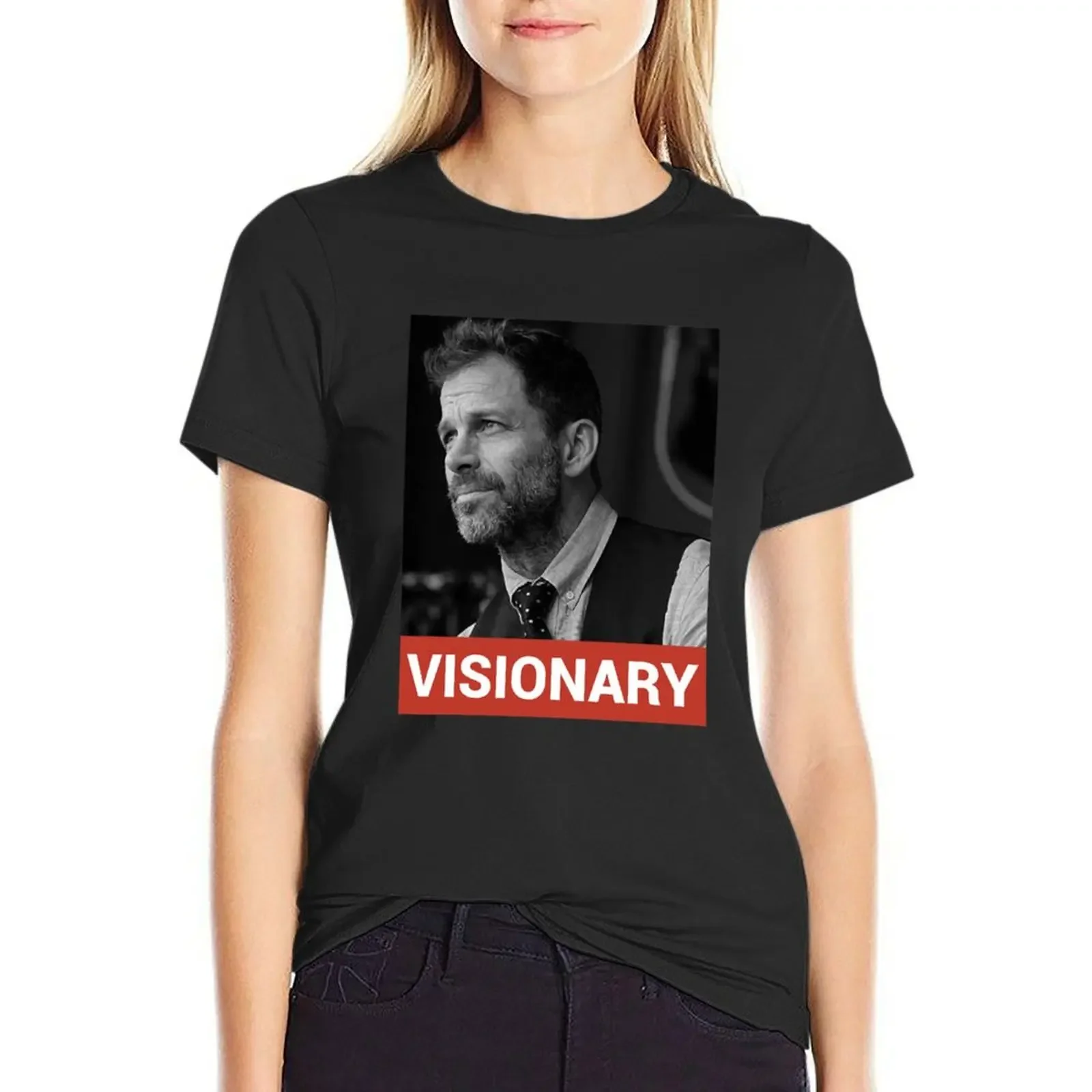 

Visionary Zack Snyder T-Shirt oversized customs design your own lady clothes Women's clothing