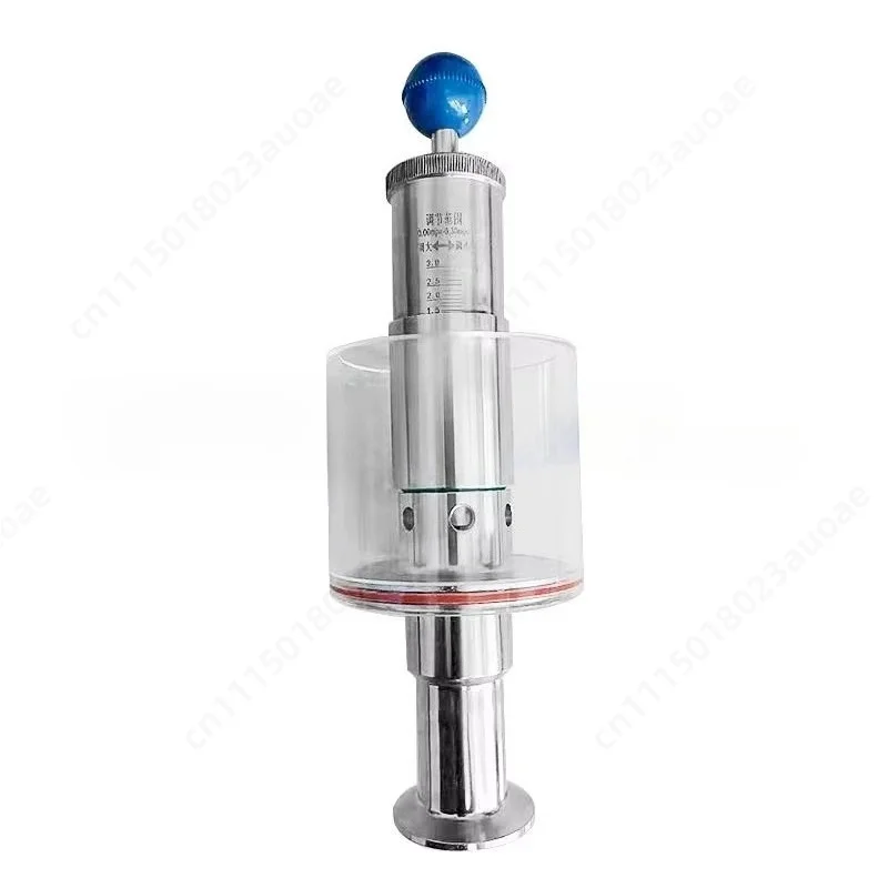 Beer Fermentation Tank Safety Relief Valve 304 Stainless Steel Automatic Air Exhaust Valve Brewing Tank Pressure Release Fitting