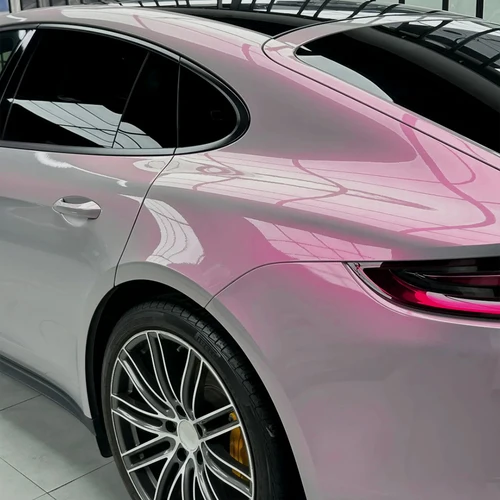 Imagen 2 del producto Pegatina de coche gris perla de ensueño, película envolvente, película de vinilo que cambia de Color, calcomanías sin burbujas para mascotas, pegatina para Interior y Exterior