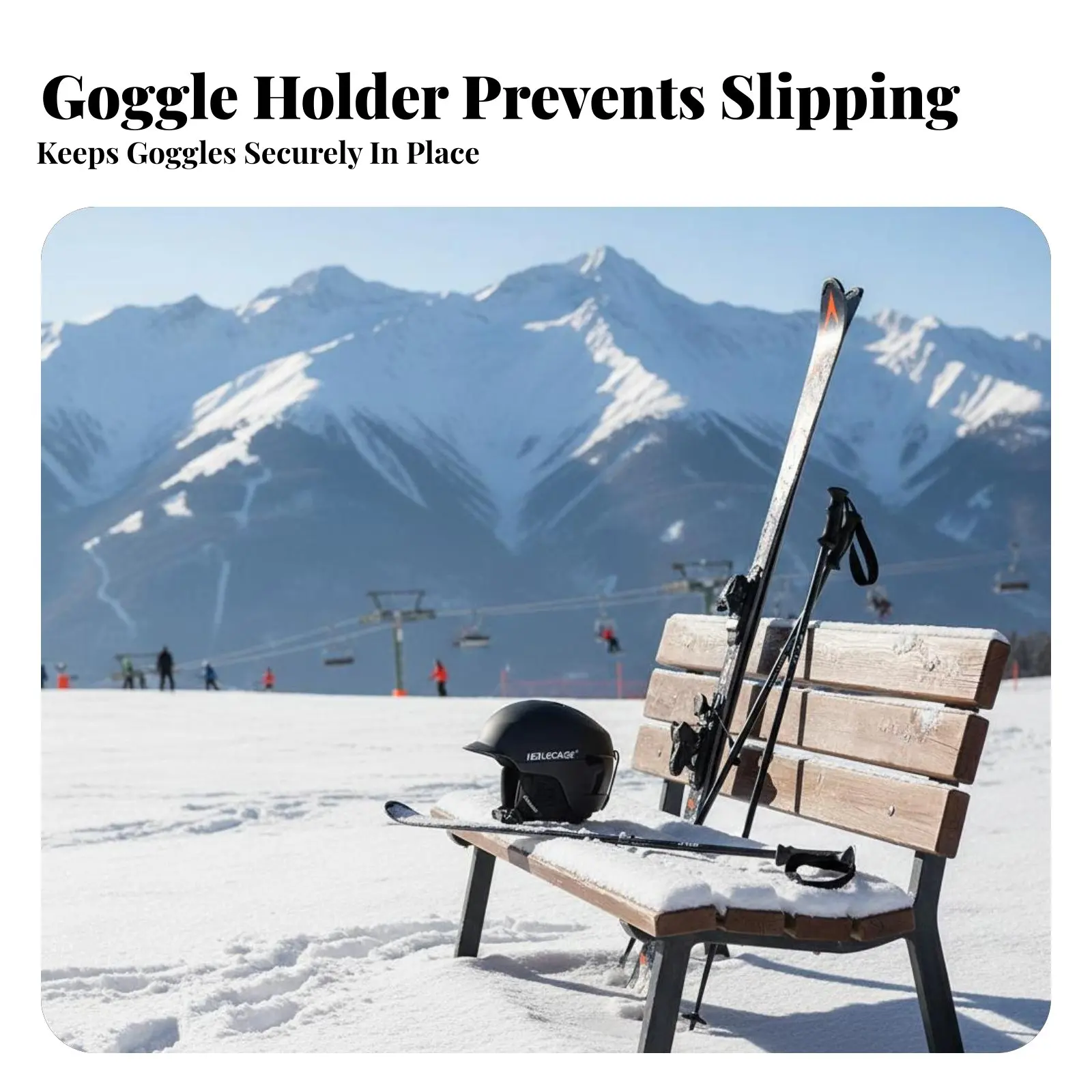 

Oversized Winter Ski Helmet for Men, Spacious Fit, Adjustable Head Circumference, Double Board Ski Equipment