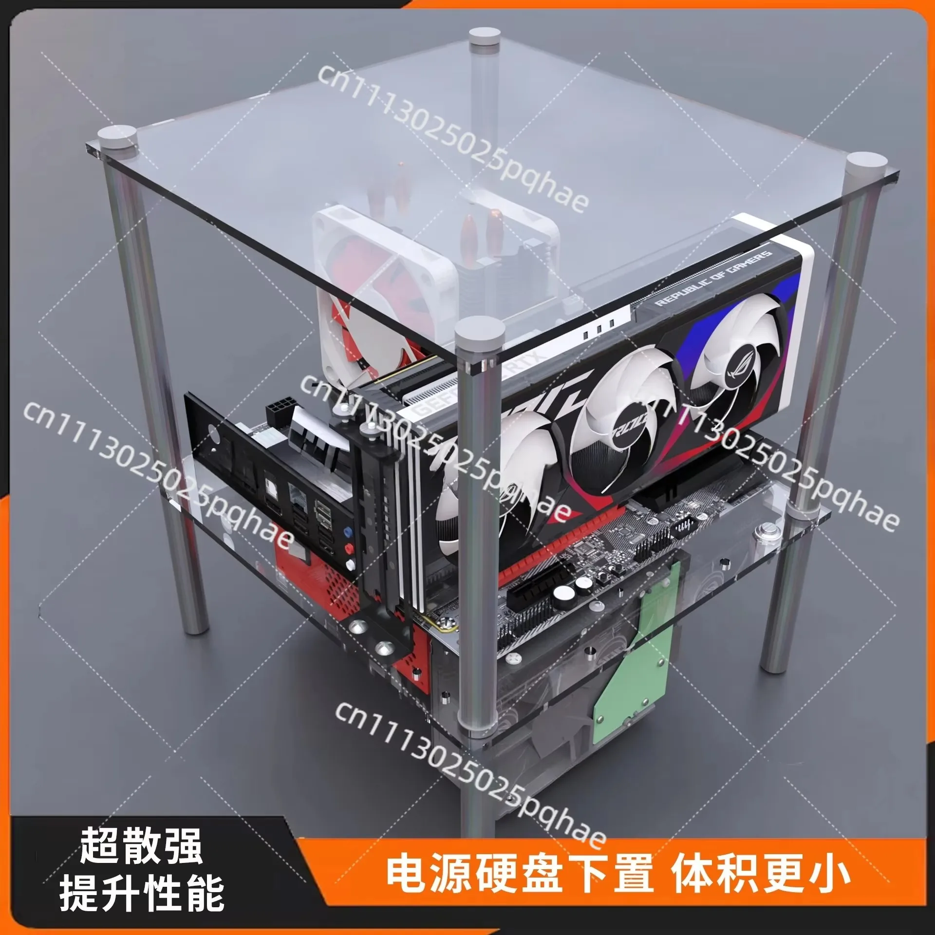 DIY PC Test Bench Open Frame Chassis ATX MATX Desktop Gaming Computer Open Case Bench