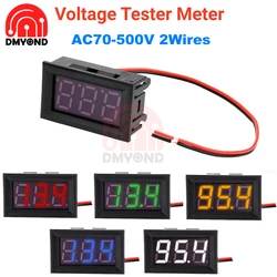 AC70 ~ 500V voltmetro amperometro Digital Voltage Tester Monitor Display a LED voltmetro indicatore luminoso strumenti elettrici 0.56