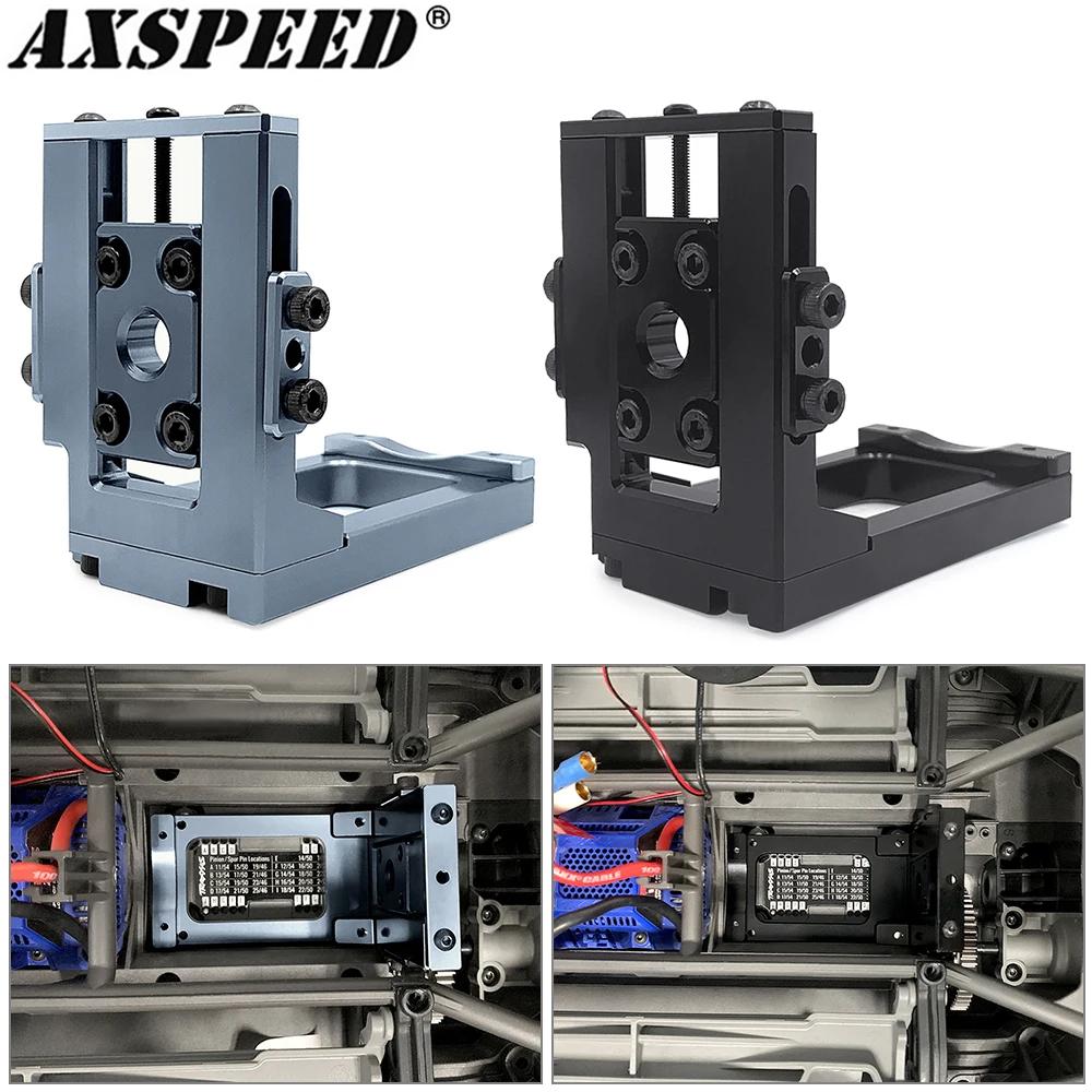

AXSPEED базовый кронштейн для крепления двигателя из алюминиевого сплава для X-MAXX 1/5, радиоуправляемая модель автомобиля, багги, детали для обновления грузовика