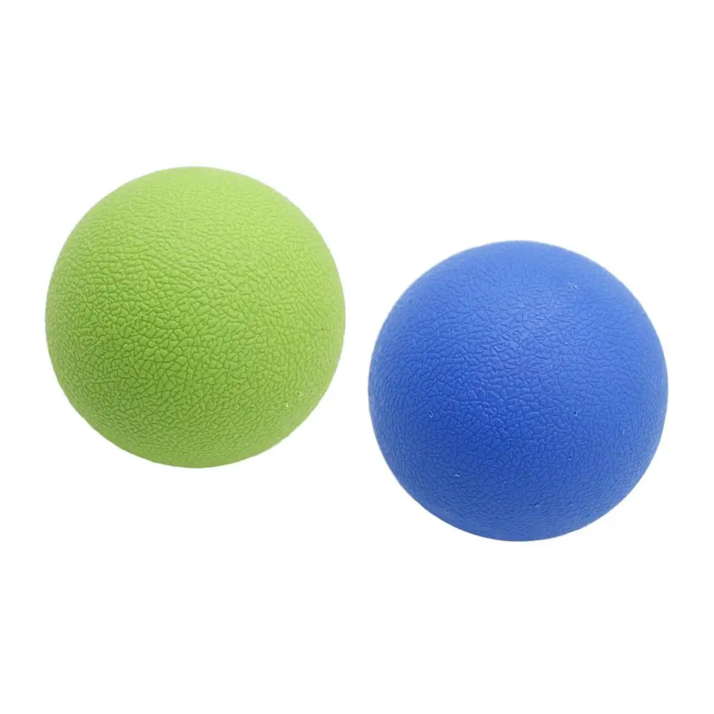 

3-6pack Deep Tissue Myofascial Massage Ball for Back Neck Blue Green