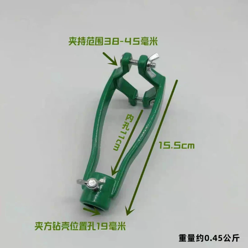 Hand Electric Drill Square Hole Fixator Simple Portable Clamp Tenoning Tool Tenoning Accessory woodworking accessories