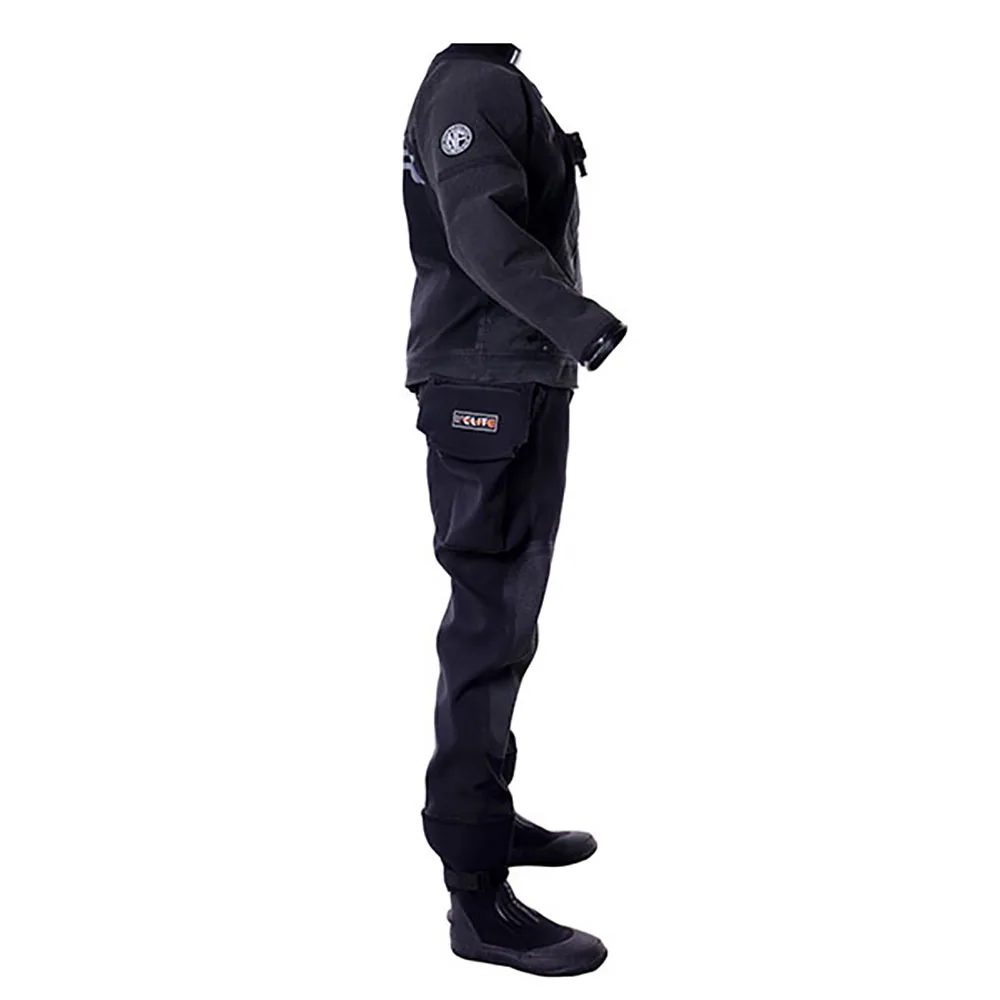 NAVYFEL-Drysuit Trilaminado masculino, terno de mergulho