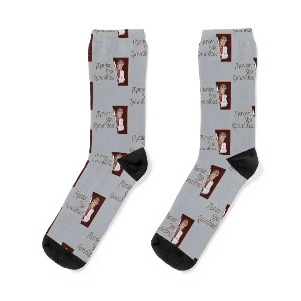 Jessica Fletcher, We Know Your Secret Socks luxe Lots Running christmas gifts Men's Socks Women's