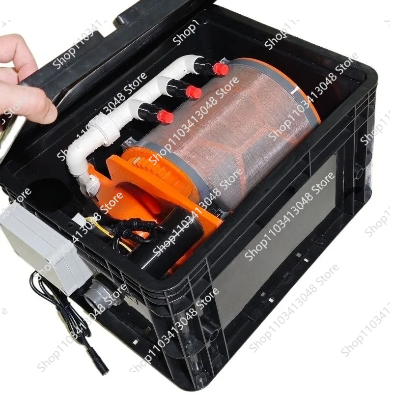 Automatic small turnover box 10000 flow conversion micro filter fish tank filter automatic backwashing sewage