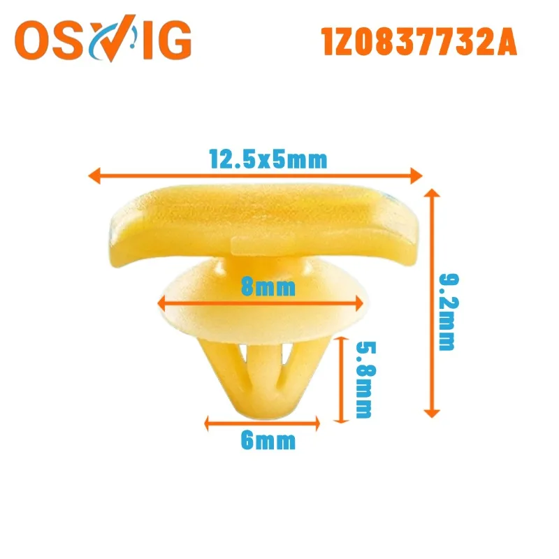 

30PCS 1Z0837732A Fixing clips for door seals of Volkswagen Skoda models