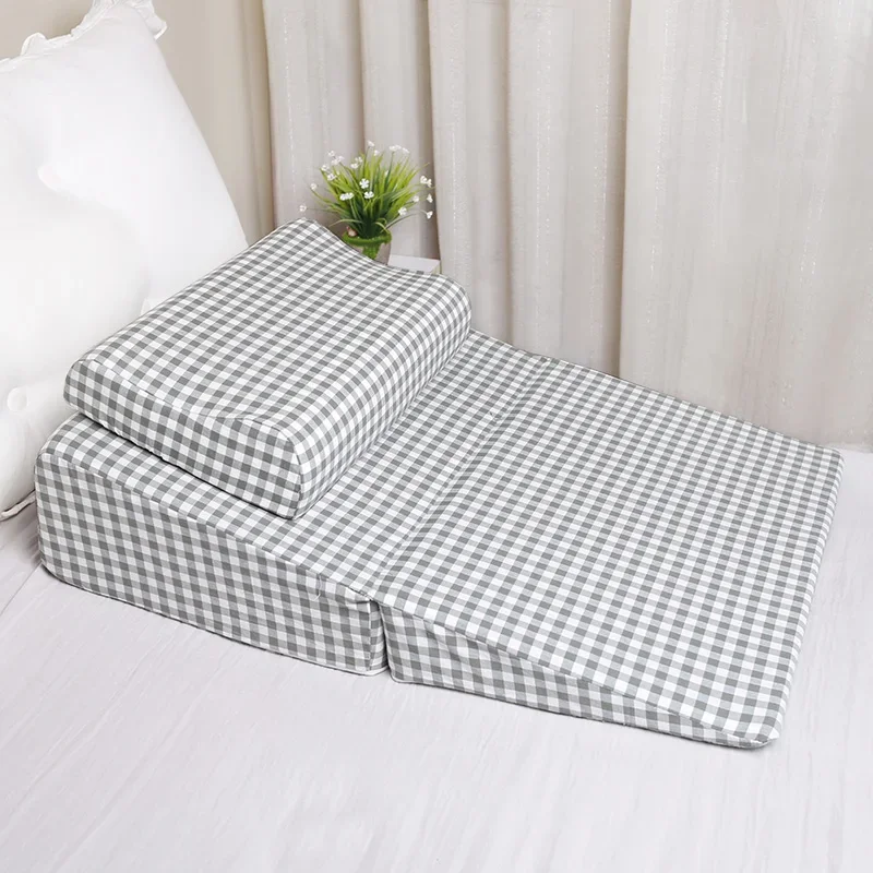 Gastroesophageal reflux prevention slope pillow nursing backrest headboard semi reclining cushion for patients on the bed