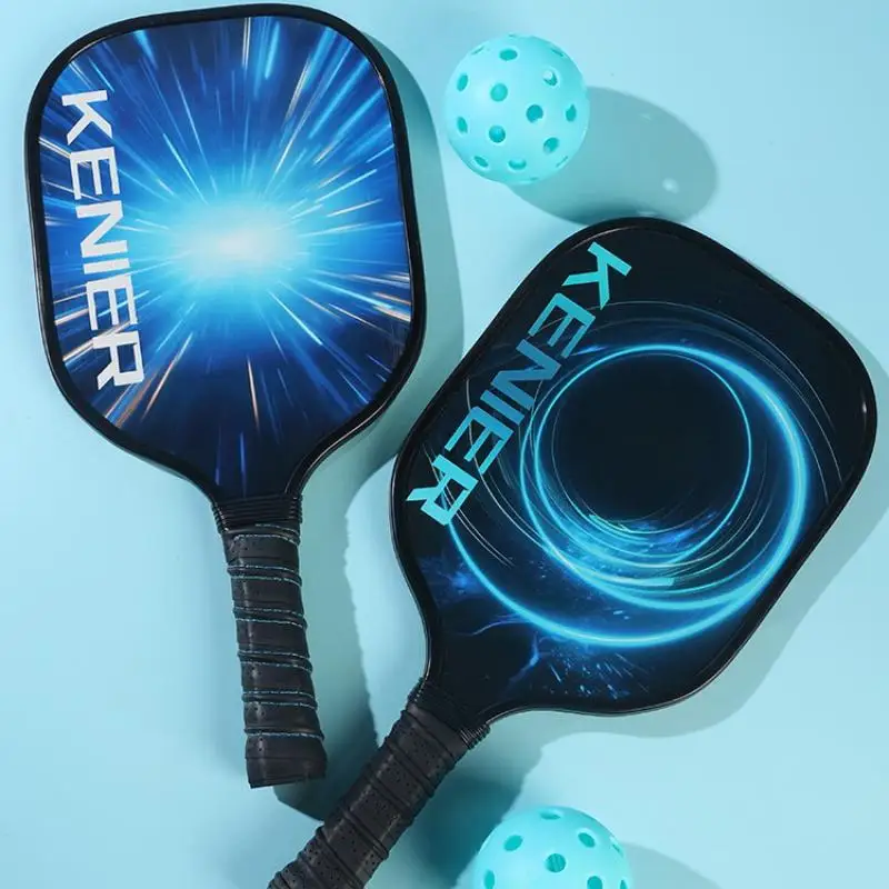 Professional Pickleball Set 2-Player Wood Paddle Racquets 4 Ball Pickleball Rackets Ball Sets Portable Bag