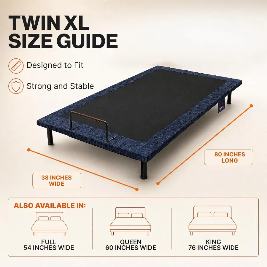F450 Adjustable Bed Base, Metal Frame, 750 lb Capacity