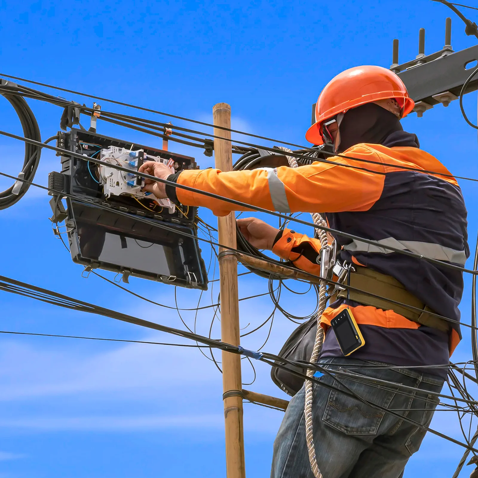 

Digital Oscilloscope Handheld DSO152 Portable Lightweight Multimeter Current Probe Foldable Stand