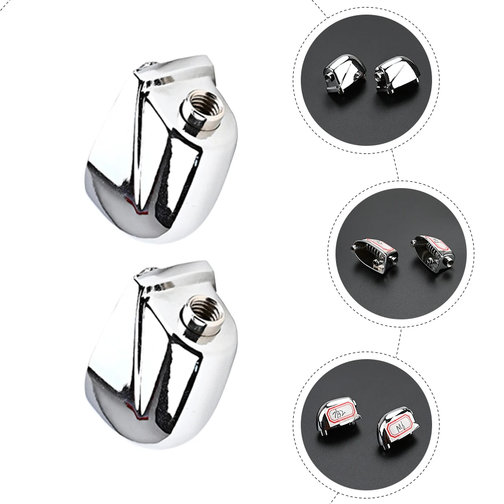 

2pcs Silver Snare Hooks Connectors Replacement Parts Durable Alloy Drum Hooks Claw Silver Practical Lugs Drum Set Accessories