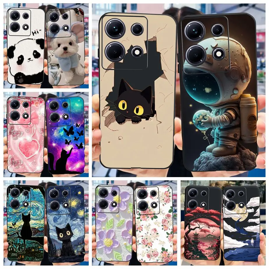 For Infinix Note 30 Pro Case Note 30i Cute Fashion Painted Cover Soft Silicone Case For Infinix Note 30 VIP Note30 Note30i Funda