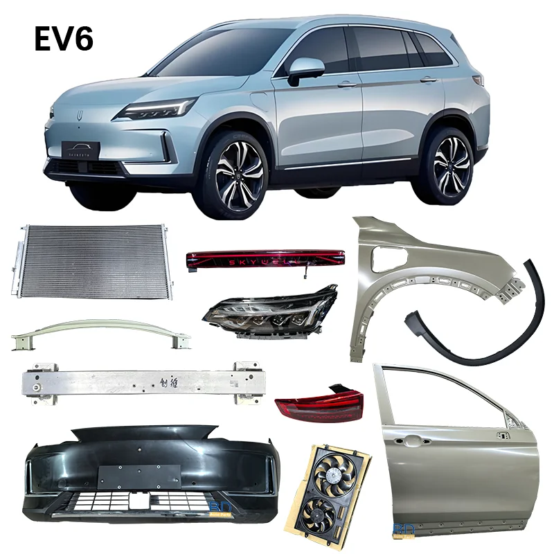 For Skyworth Skywell EV6 Accessories, Bumper Assembly, Front, Rear, Original New Parts.