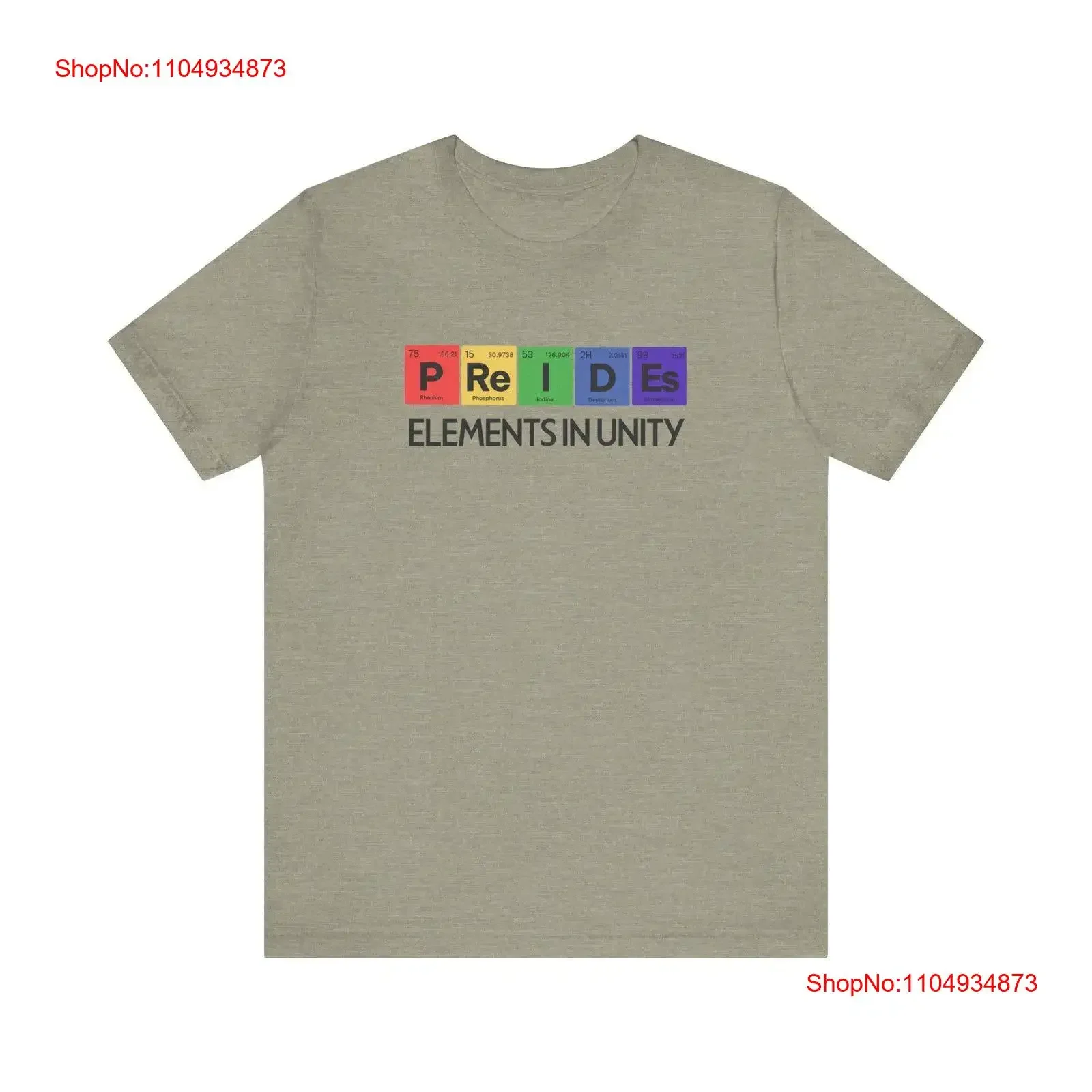 

Футболка Pride Elements in Unity, дизайн периодической таблицы ЛГБТК, винтажная стираная повседневная футболка унисекс, слегка дышащая, удобная