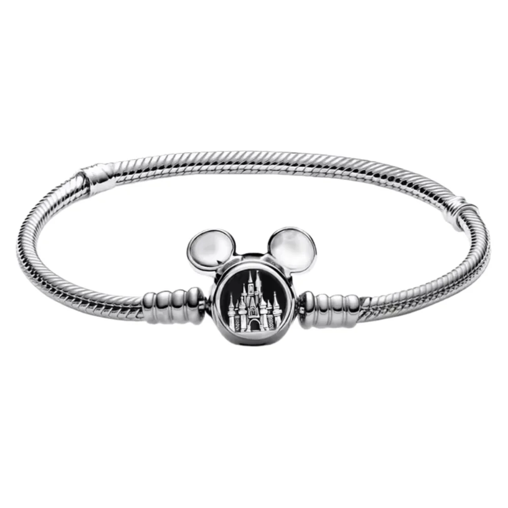 Fashionable Snake Bone Chain Bracelet 925 Silver Cute Cartoon Suitable For Primitive Women's Jewelry Charm DIY Jewelry Pendant - view 4