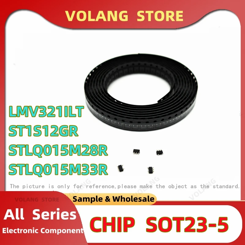 

5Pcs/LOT SOT23-5 LMV321ILT SMD ST1S12GR STLQ015M28R STLQ015M33R SC-74A