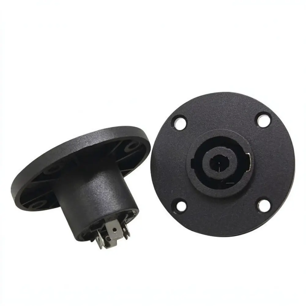 4 Core XLR Female Panel Jack Audio Connector For For Huayuanxin Amplifier Speaker System Professional Audio Connection Parts
