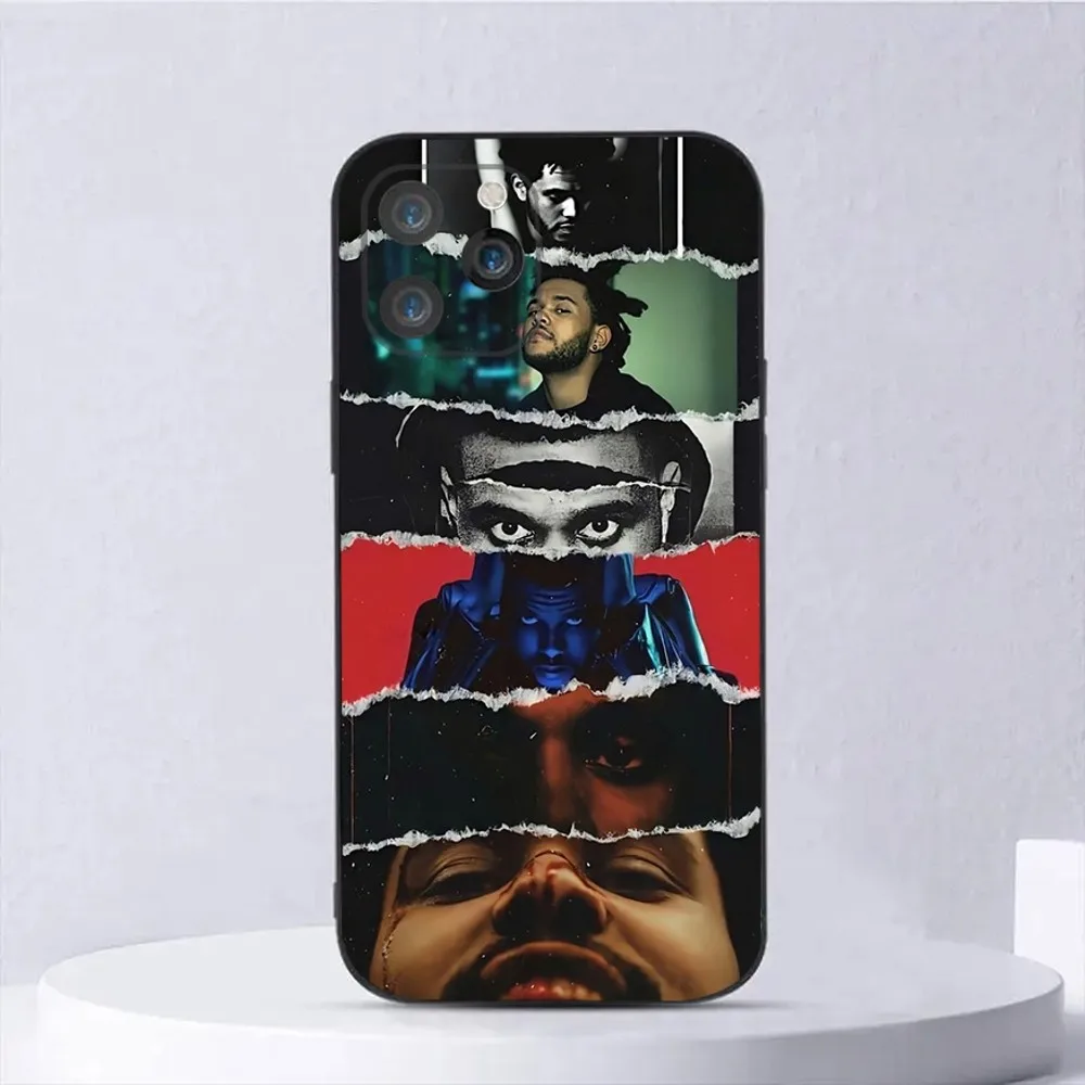 Singer The W-Weeknd  Phone Case For iPhone15,14,13,12,11,Pro,Max,Plus,Mini,X,XS,XR,8,7,6,S,Plus,SE Soft Black Case