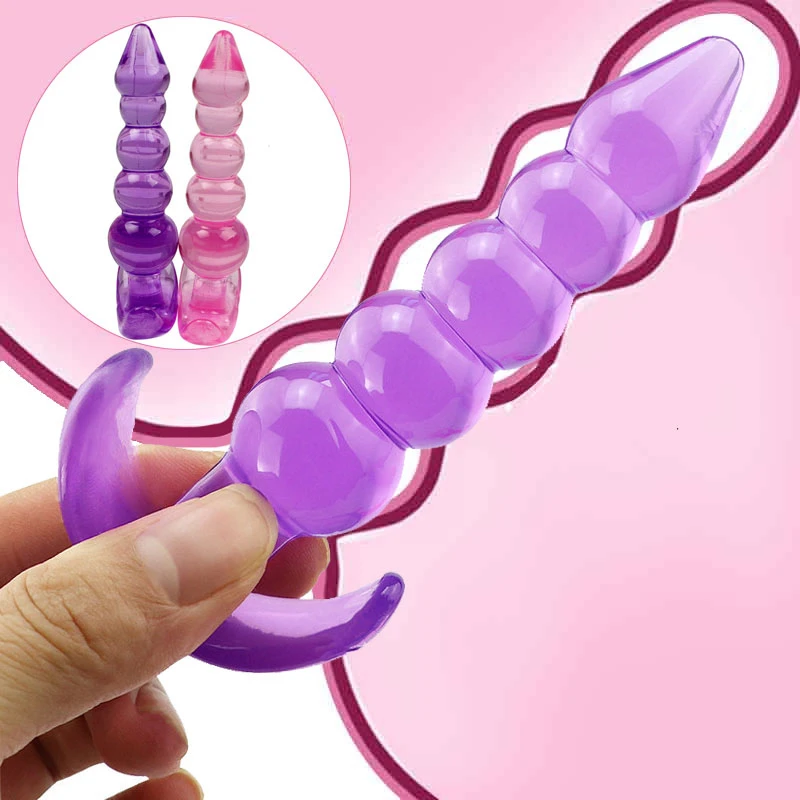 Silicone Soft Anal Plug Anal Beads Plug Vaginal G-spot Massager For Women Couple Adult Masturbation Erotic Accessories Sex Toys