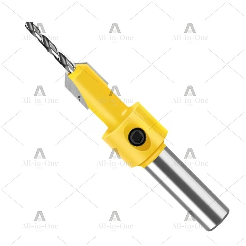 10pcs 8mm 12mm  Wood Screw Mounting Step Drill Bit Woodworking Countersink Drill Alloy Head Hole Drill