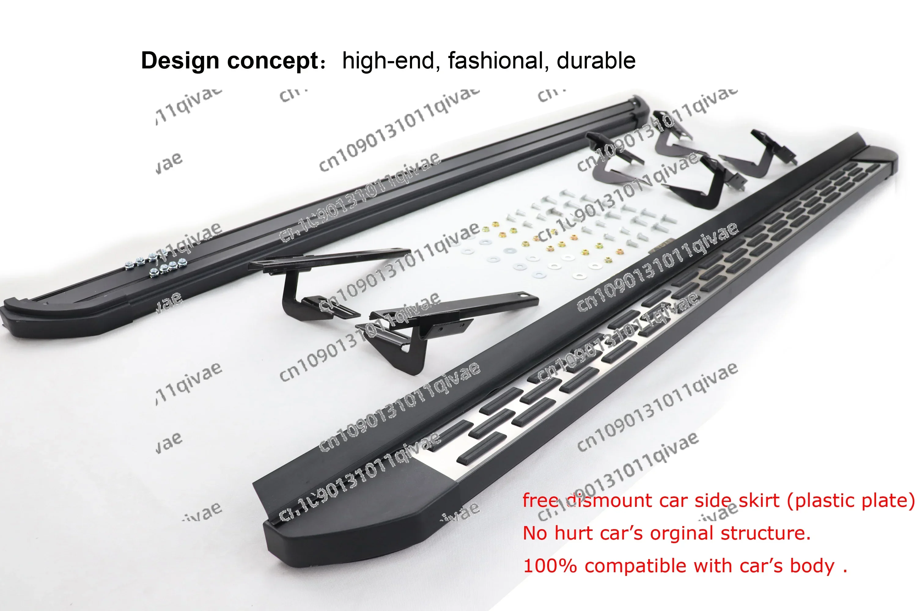 OEM الجانب خطوة nerf بار لوحة الجري لنيسان X-trail Rogue T33 2021 2022 2023 2024 ، نموذج الموضة ، تحميل 250 كجم ، ثقب الحفر المجاني