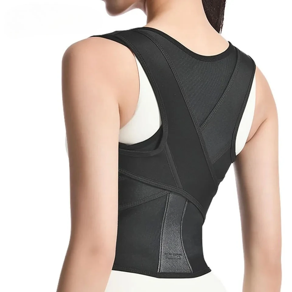 

AOLIKES Back Brace Posture Corrector for Men and Women - Adjustable Posture Back Brace for Upper and Lower Back Pain Relief