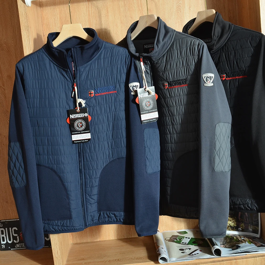 

Мужская модная повседневная куртка-пэчворк из утолщенного хлопка с воротником-стойкой, теплая верхняя одежда, трендовая осенне-зимняя куртка