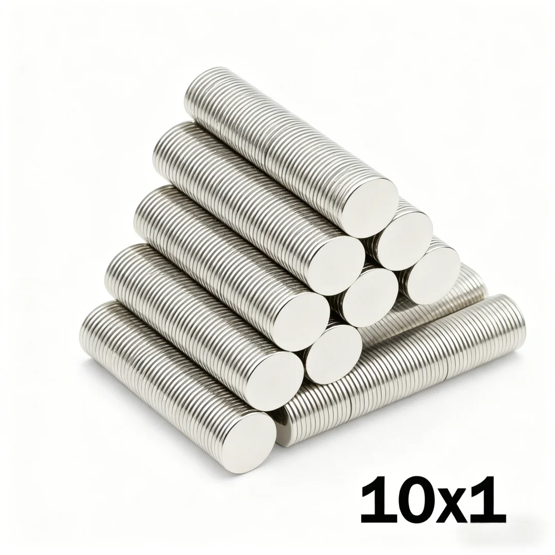 10x1mm Super Strong Magnet N35 Round Magnetic Ndfeb Neodymium Magnet Powerful Disc Imanes Refrigerator Magnets