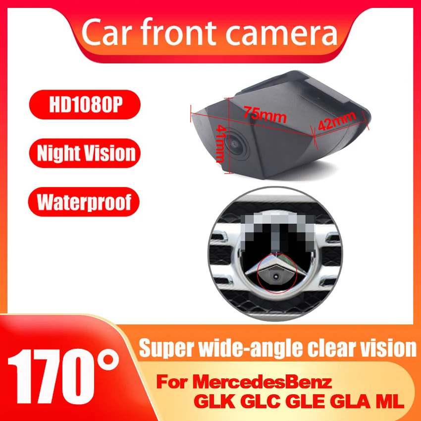 

CCD IP68 AHD Night Vision High Quality Front View Camera 170° Car Parking Monitor Fits For Mercedes Benz GLK GLC GLE GLA M