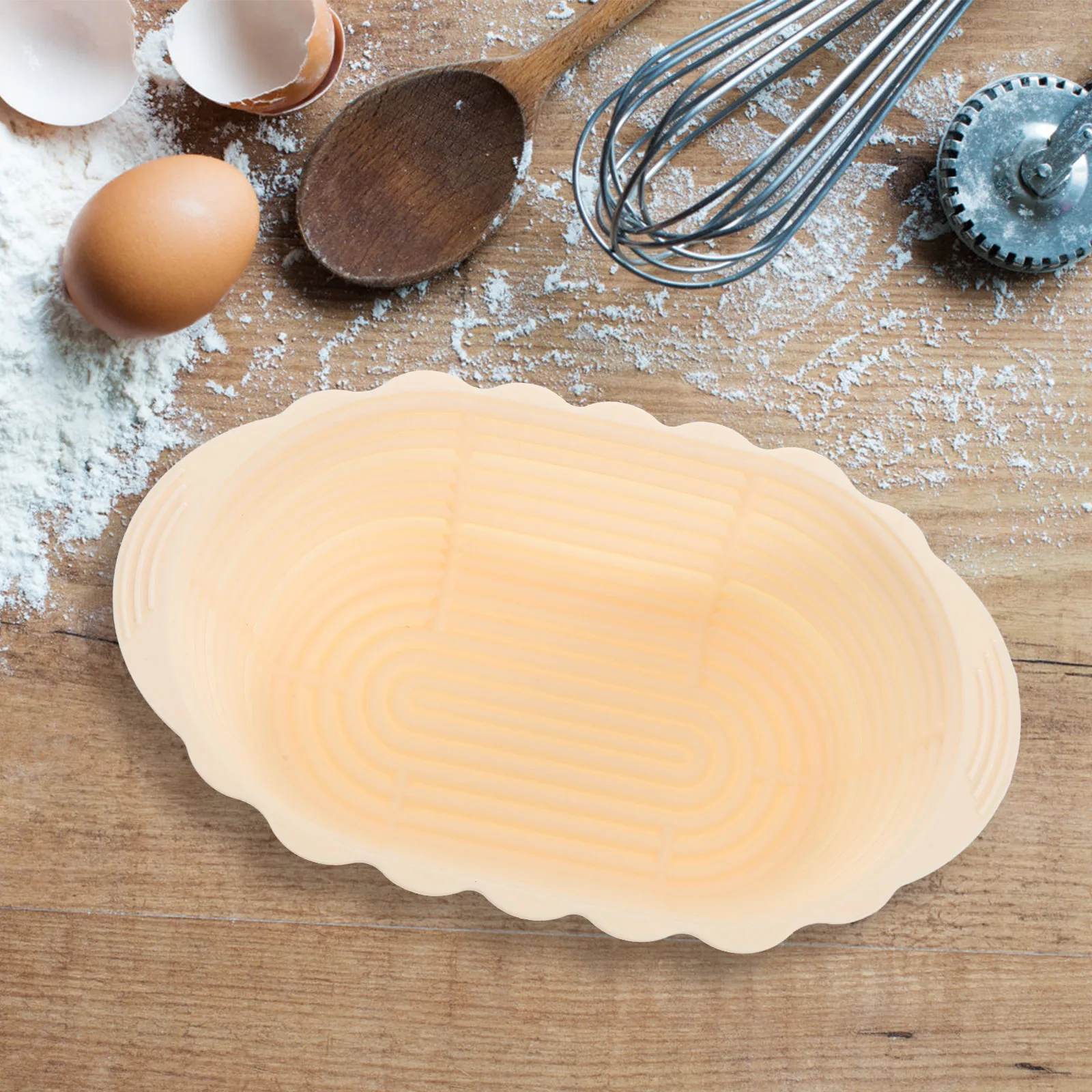 

Fermentation Basket Baking Supplies Amcubec Silicone Banneton Pastry Bread for Proofing Silica Gel Tools Bowls