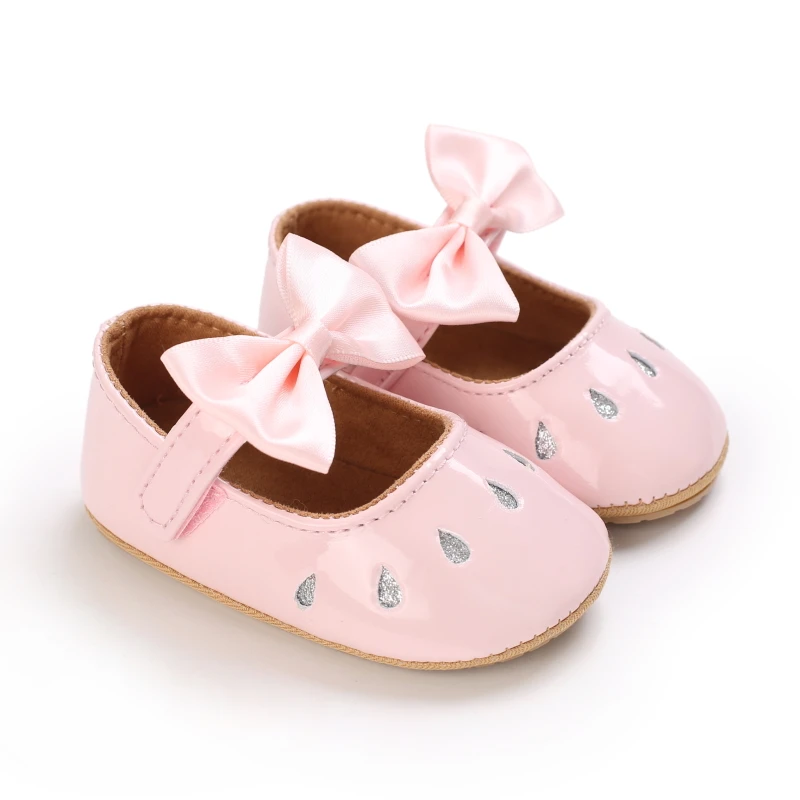 Lauflernschuhe für Babys (0–12 Monate), Prinzessinnenschuhe, PU-Leder, weiche Sohle, niedlich, modisch – Detail 6