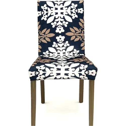 Şebnem Standard Digital Printed Velvet Chair Cover, Chair Cover 6 Li Tool