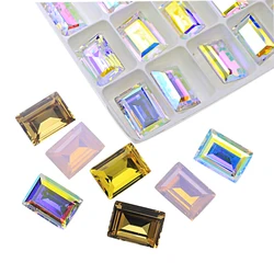 K9 Glass Stone Glitter Gems, Crystal Rhinestone, Nail Decorations, Crafts for Clothes, DIY Sewing Beads for Jewelry