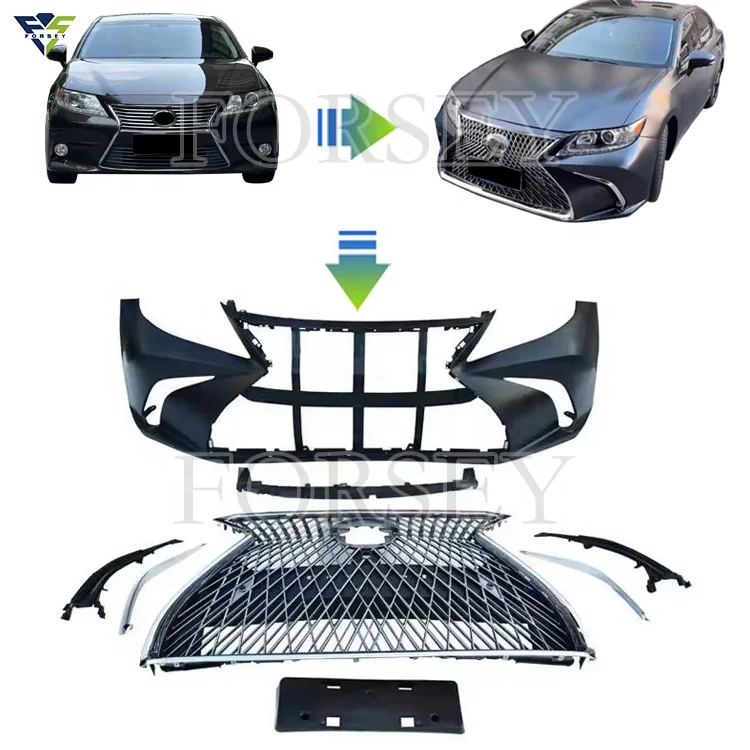 

Modified Car body kit For ES350 250 2013-2015 To 2018 Bodykit Car Bumper Grille