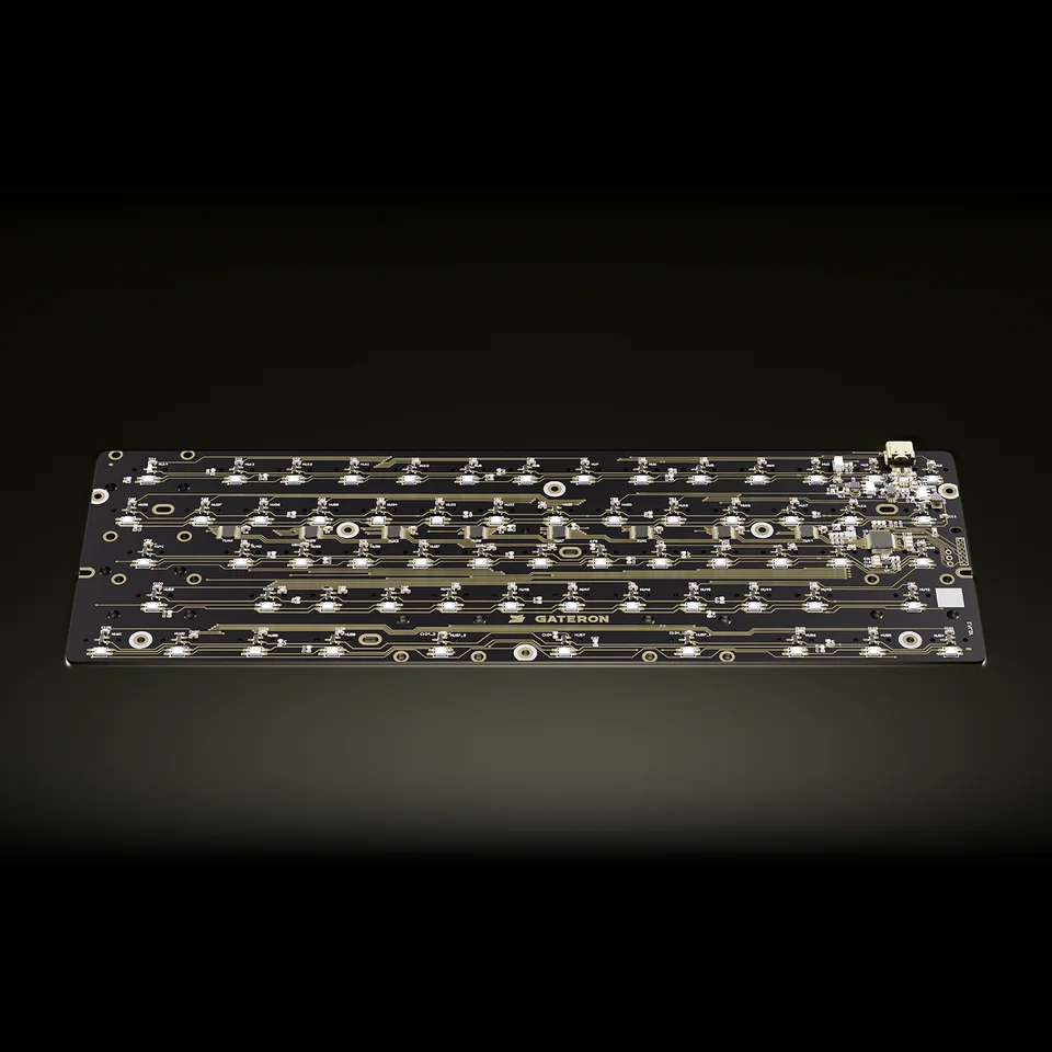 GATERON GT60 PRO+ 磁気キーボードPCB（60%レイアウト用）、磁気