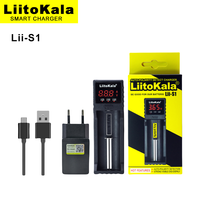 Liitokala Lii-S1 26650 AA AAA 18650 18350 18500 3.7V 1.2V 3.2V 3.8V Rechargeable Battery Charger