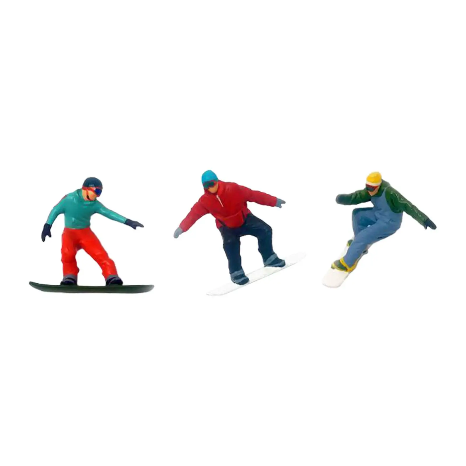 3 قطعة 1/64 مقياس التماثيل للصور الدعائم دمية ديكورات منزلية نموذج القطارات #1