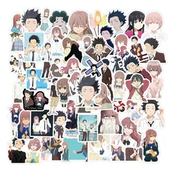 50pcs Anime A Silent Voice Series Graffiti Stickers Suitable for Helmets Desktop Wall Decoration DIY Sticker Pack Wholesale