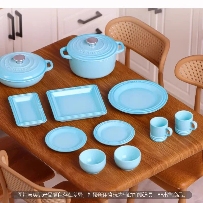 إكسسوارات أثاث منزل الدمية ، مجموعة أواني المائدة ، وعاء ، كوب ، وعاء ، طبق ، أطباق ، BJD ، Ob11 ، Gsc ، بليث ، جندي ، لول ، لعبة مصغرة ،