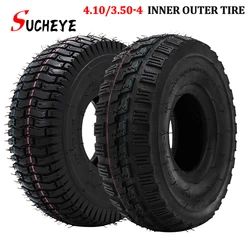 4.10/3.50-4 Inner Outer Tyre 410/350-4 Pneumatic Wheel Tire for Electric Scooter Trolley Accessories