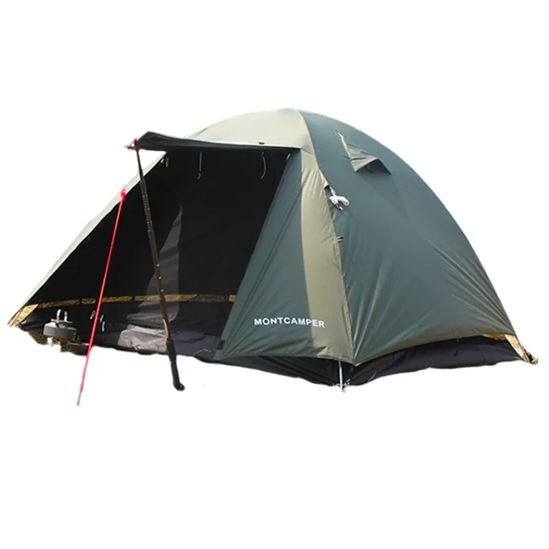 Hot sale 2-3 Person Camping Portable  Outdoor  Large Family Beach  Camping Waterproof Tent