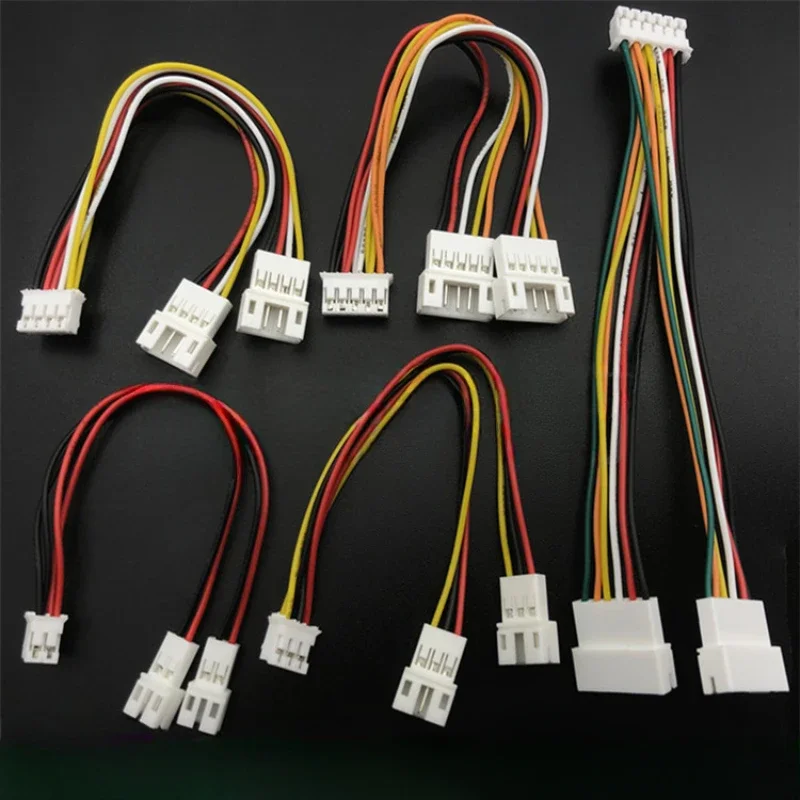 Graphics Card Fan Cable GPU PH2.0 Mini 2/3/4Pin To 2 Way CPU 2/3/4Pin PWM Fan Connector Cable Lead Y Splitter Split Two Fan Line