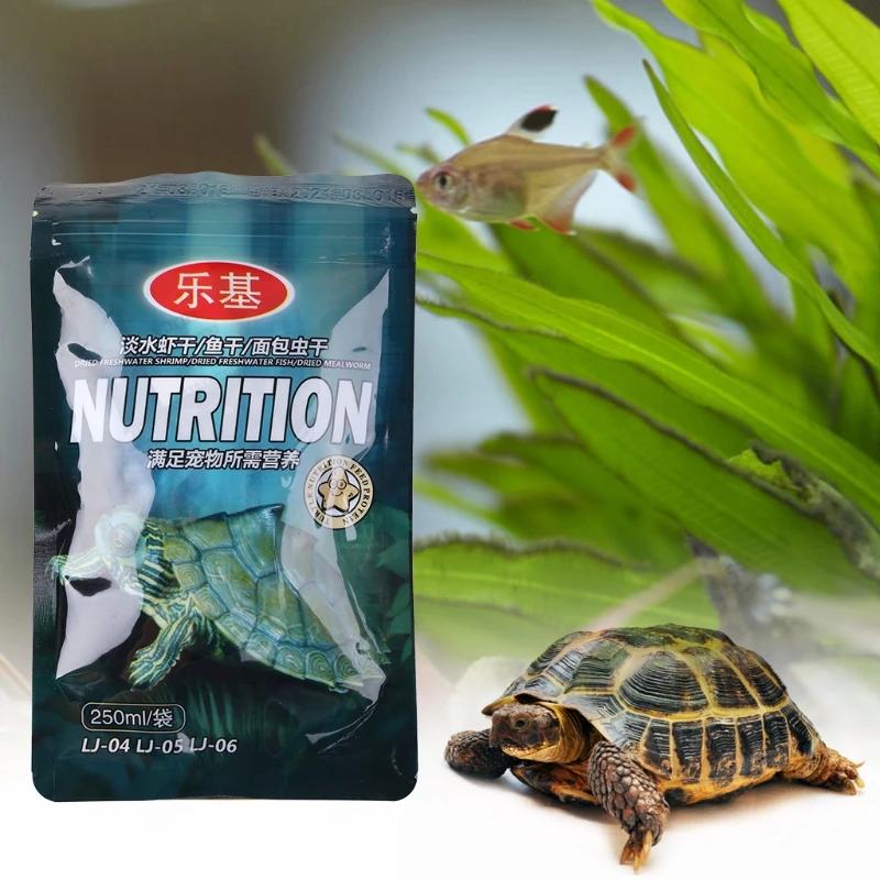 Freshwater Dried Fish Aquatic for Turtle Ornamental Fish Treat Resealable B