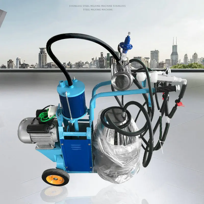 Piston Milking Machine Pulsating Cow And Sheep Breast Pump Breeding Equipment Milking Device