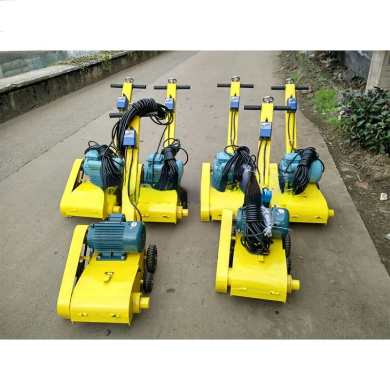 

Electric deck rust remover ship deck metal embroidery polishing machine hand-propelled hull grinder